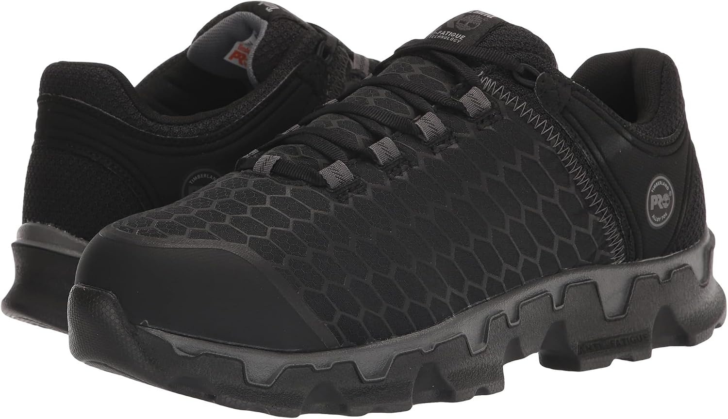 Timberland PRO Men’s Powertrain Sport Alloy-Toe EH Industrial & Construction Shoe(Black/Grey-2024 New)