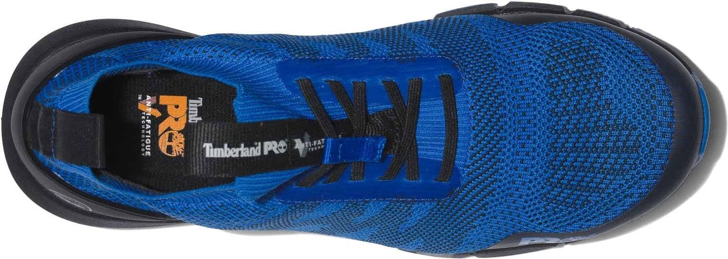 Timberland PRO Men’s Radius Knit Composite Safety Toe Work Sneaker, Electrical Hazard, Slip-Resistant(Blue)