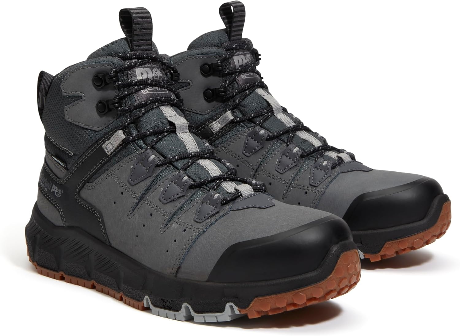 Timberland PRO Men’s Tempe Alloy Safety Toe Waterproof Industrial Work Boot(Medium Grey V1)