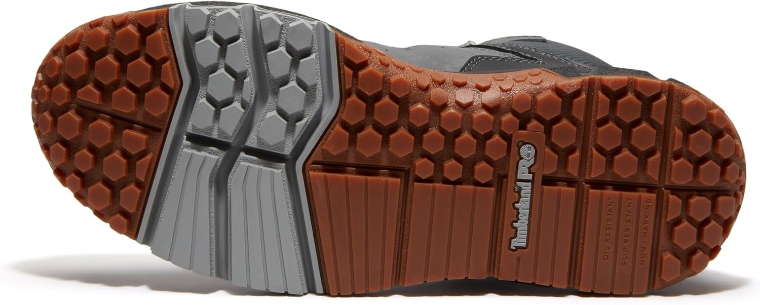 Timberland PRO Men’s Tempe Alloy Safety Toe Waterproof Industrial Work Boot(Medium Grey V1)