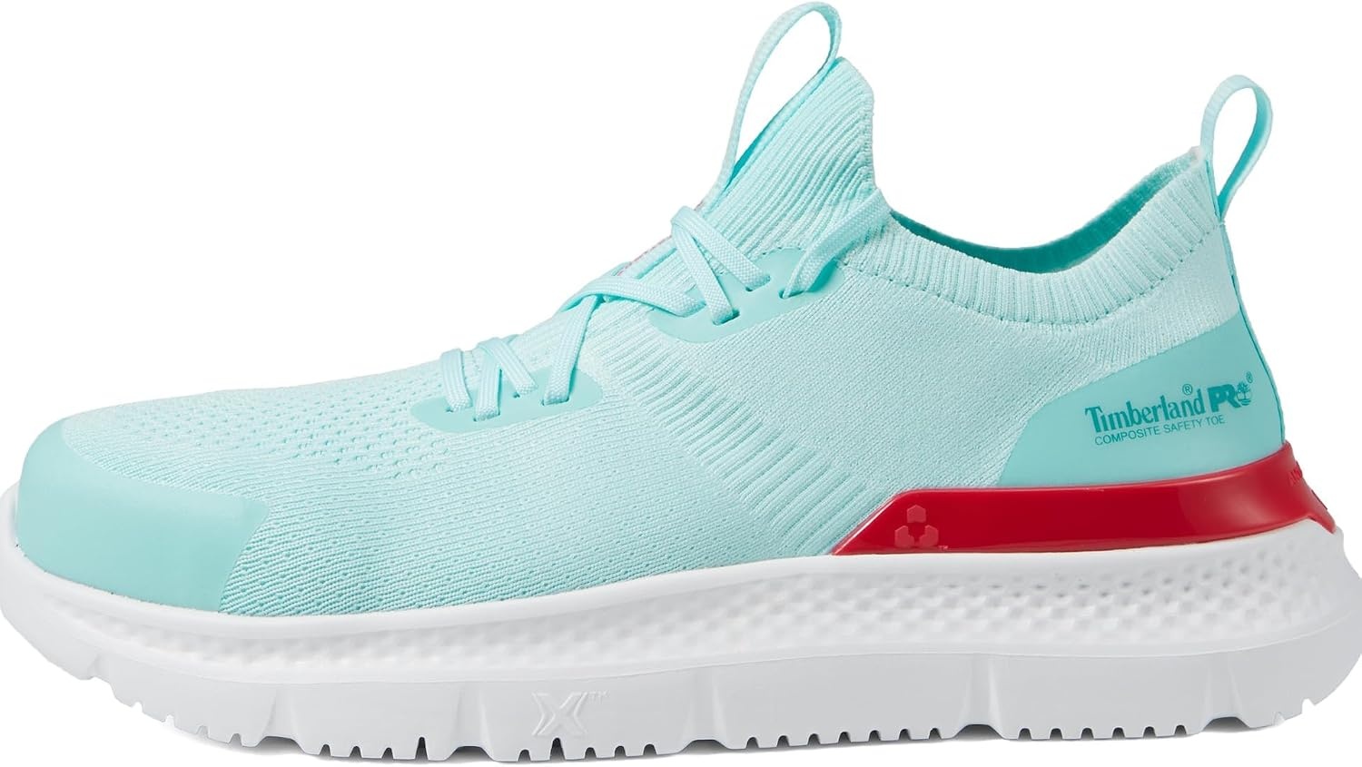 Timberland PRO Setra Knit Composite Safety Toe(Seafoam/Red)