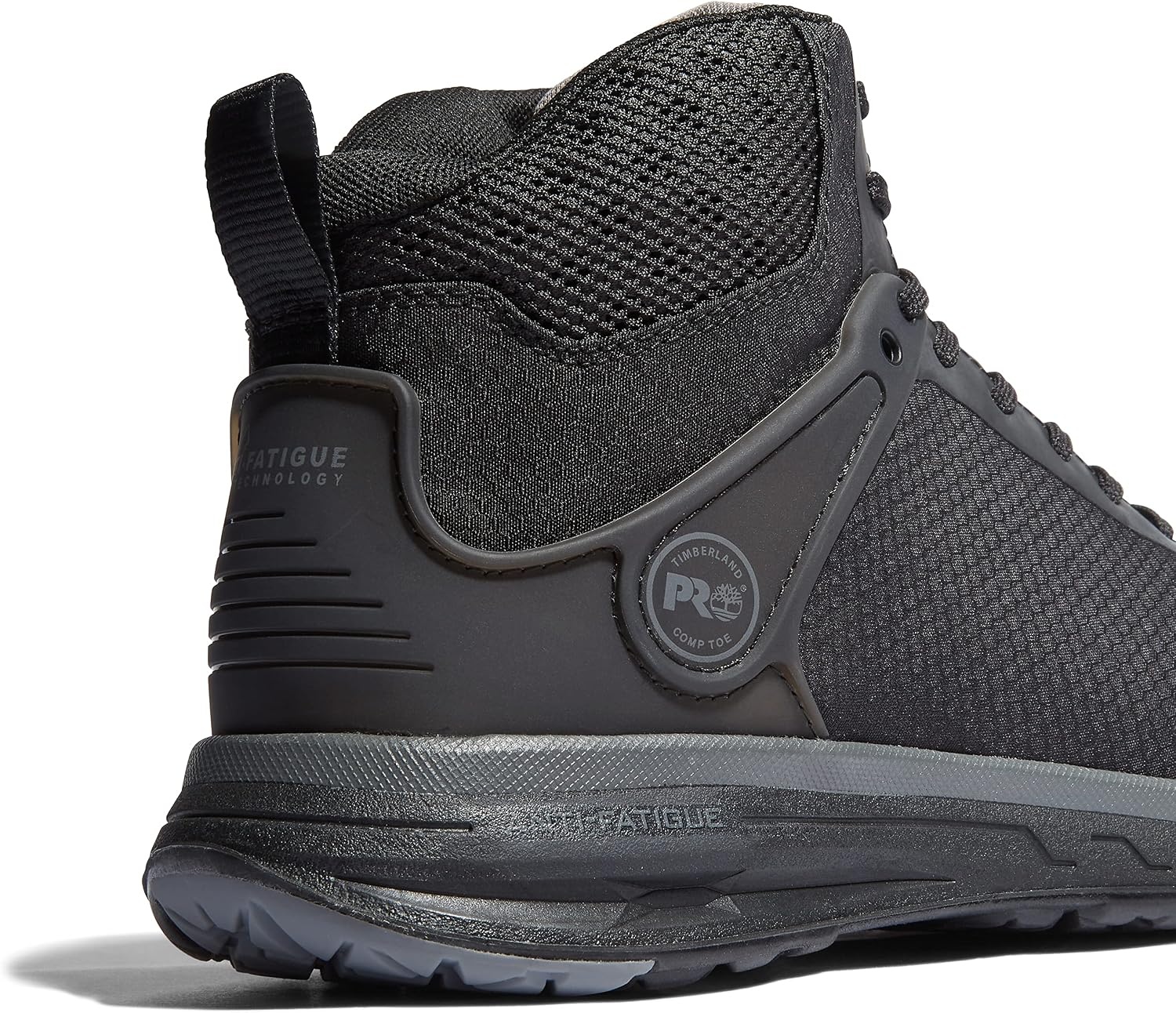 Timberland PRO Men’s Drivetrain Mid Composite Safety Work Shoes(Black V1)