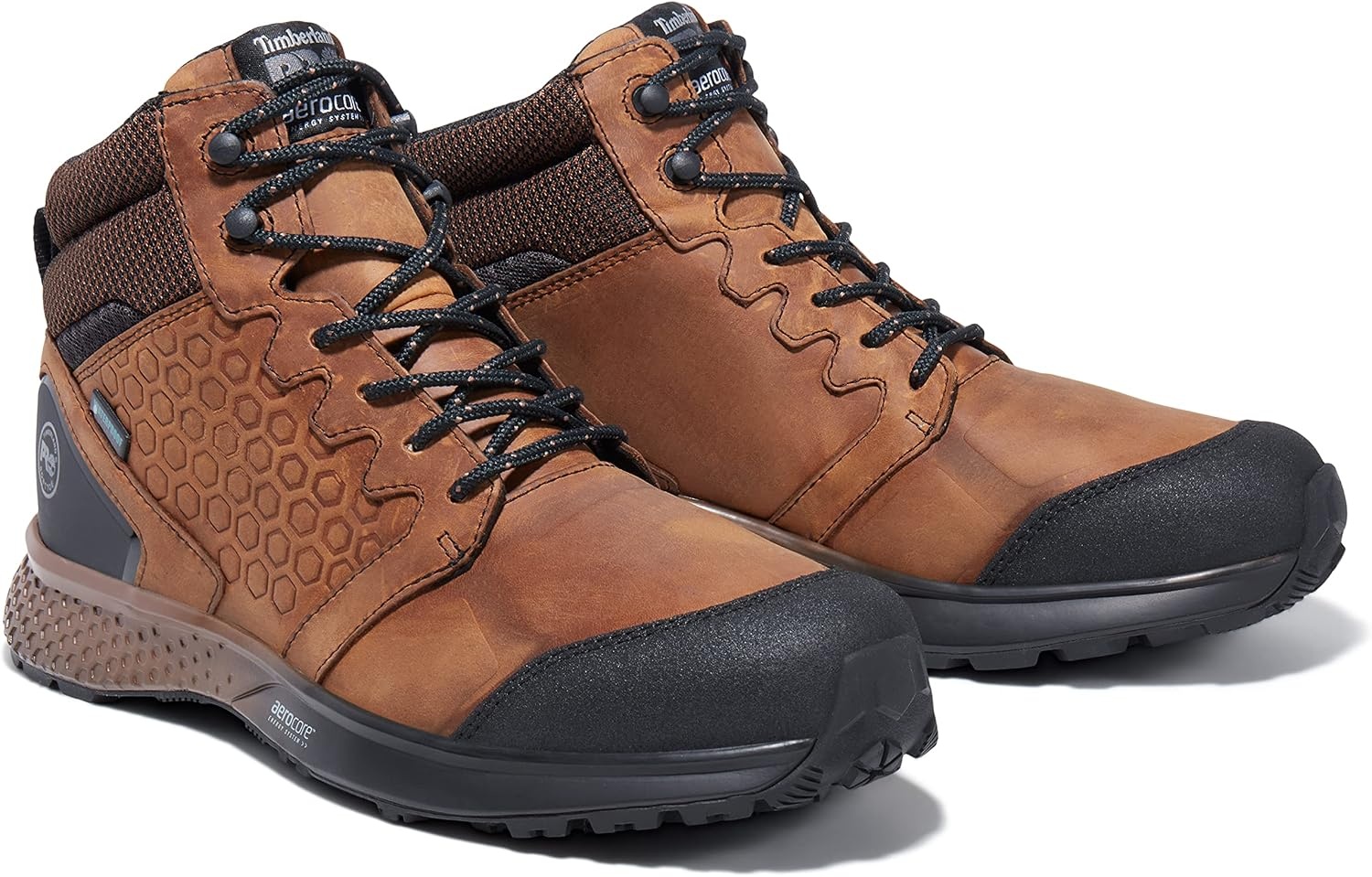 Timberland PRO Reaxion Mid Soft Toe Waterproof(Brown/Black)