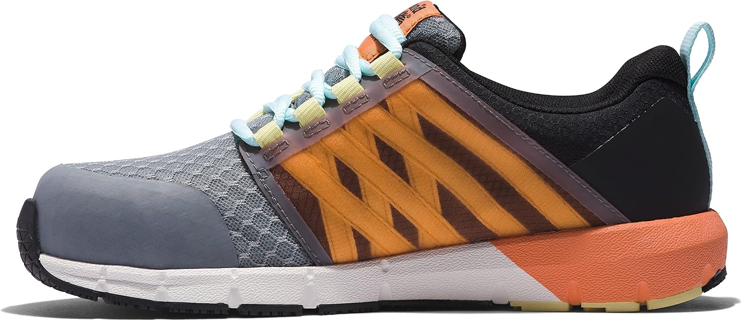Timberland PRO Womens Radius Composite Toe SRO Athletic(Grey/Black/Orange V1)