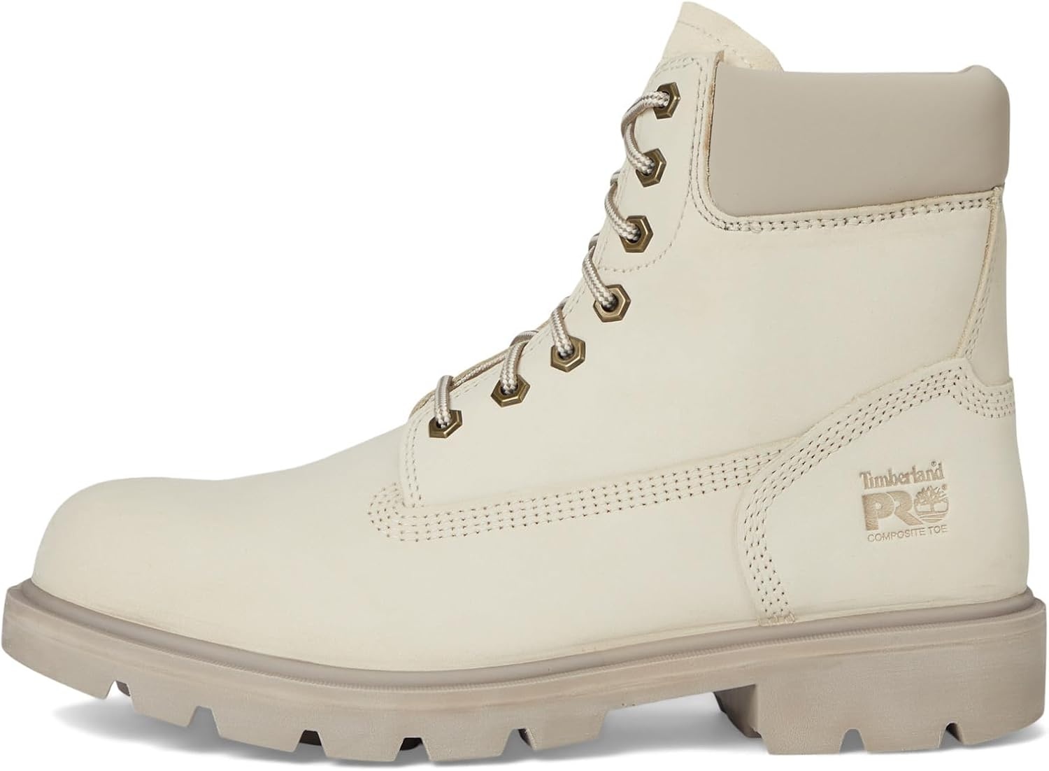 Timberland PRO unisex-adult Sawhorse 6 Inch Composite Safety Toe(Light Taupe)