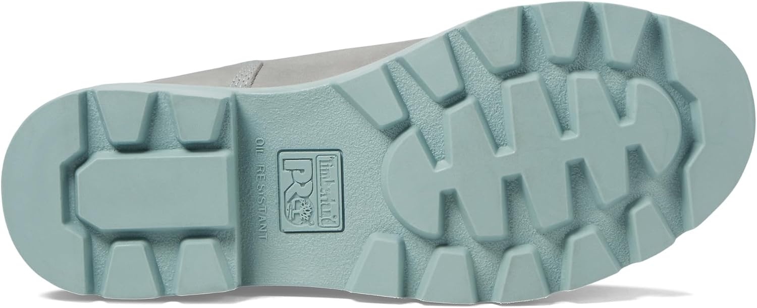 Timberland PRO Sawhorse 6″ Composite Safety Toe Industrial Work Boot(Gray/Aqua)