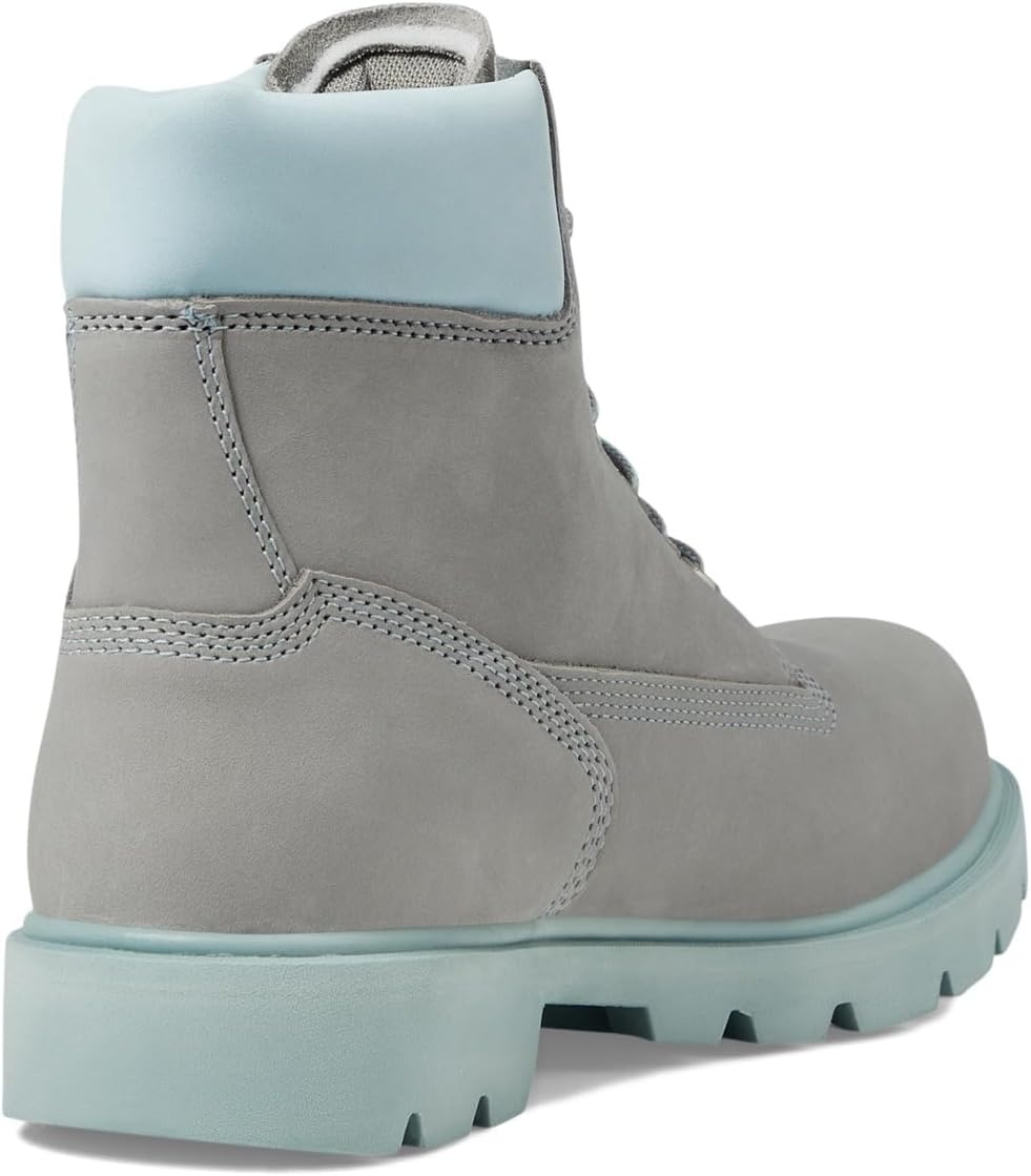 Timberland PRO Sawhorse 6″ Composite Safety Toe Industrial Work Boot(Gray/Aqua)