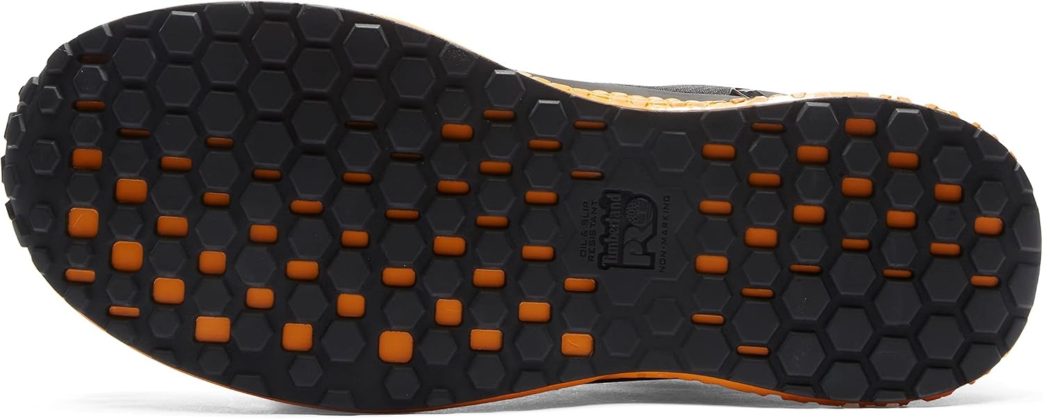 Timberland PRO Men’s Reaxion Athletic Composite Toe Work Shoe(Black/Orange)