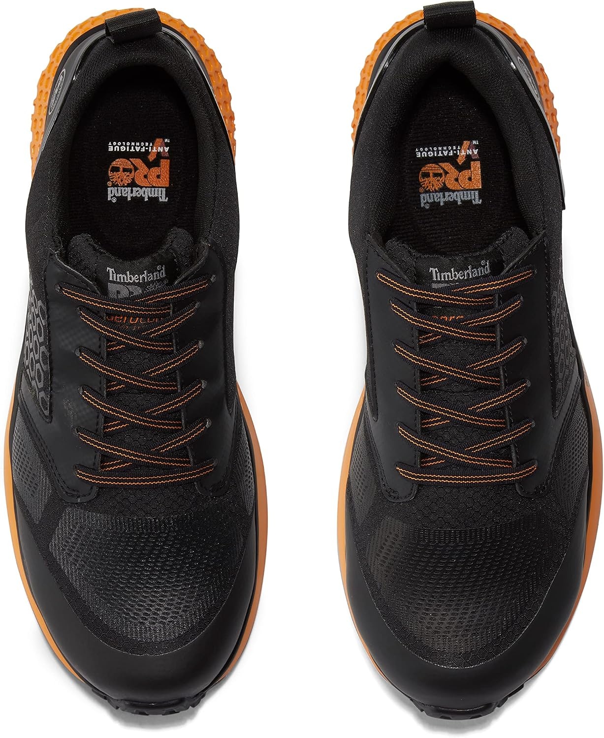 Timberland PRO Men’s Reaxion Athletic Composite Toe Work Shoe(Black/Orange)