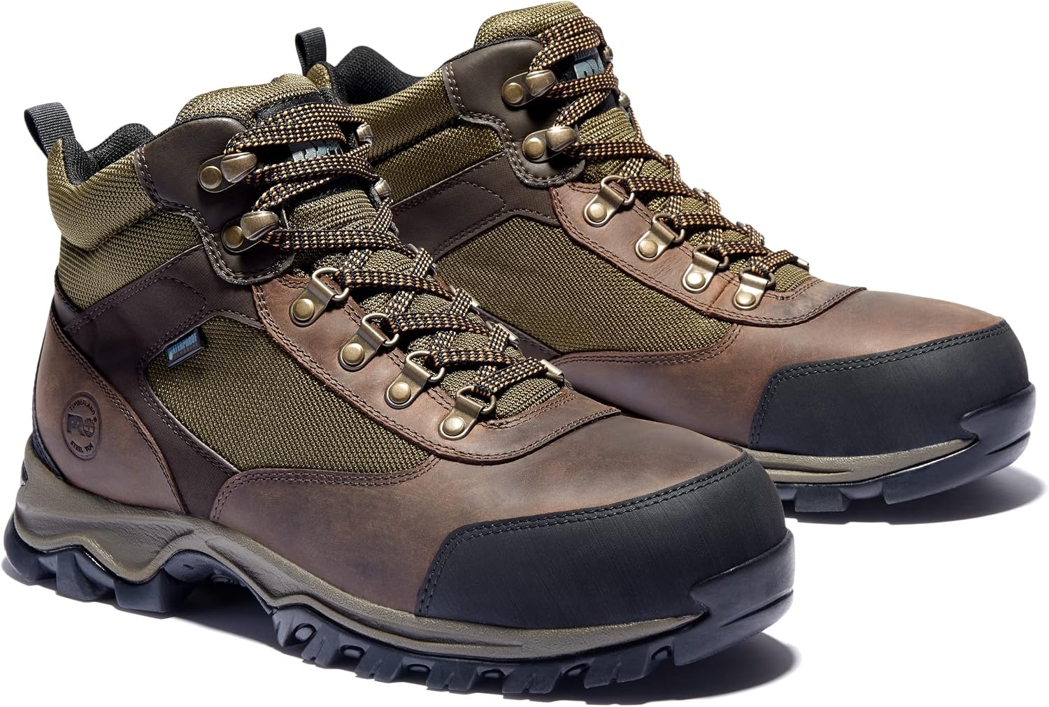 Timberland PRO mens Keele Ridge Steel Safety Toe Waterproof Industrial Hiking(Brown)