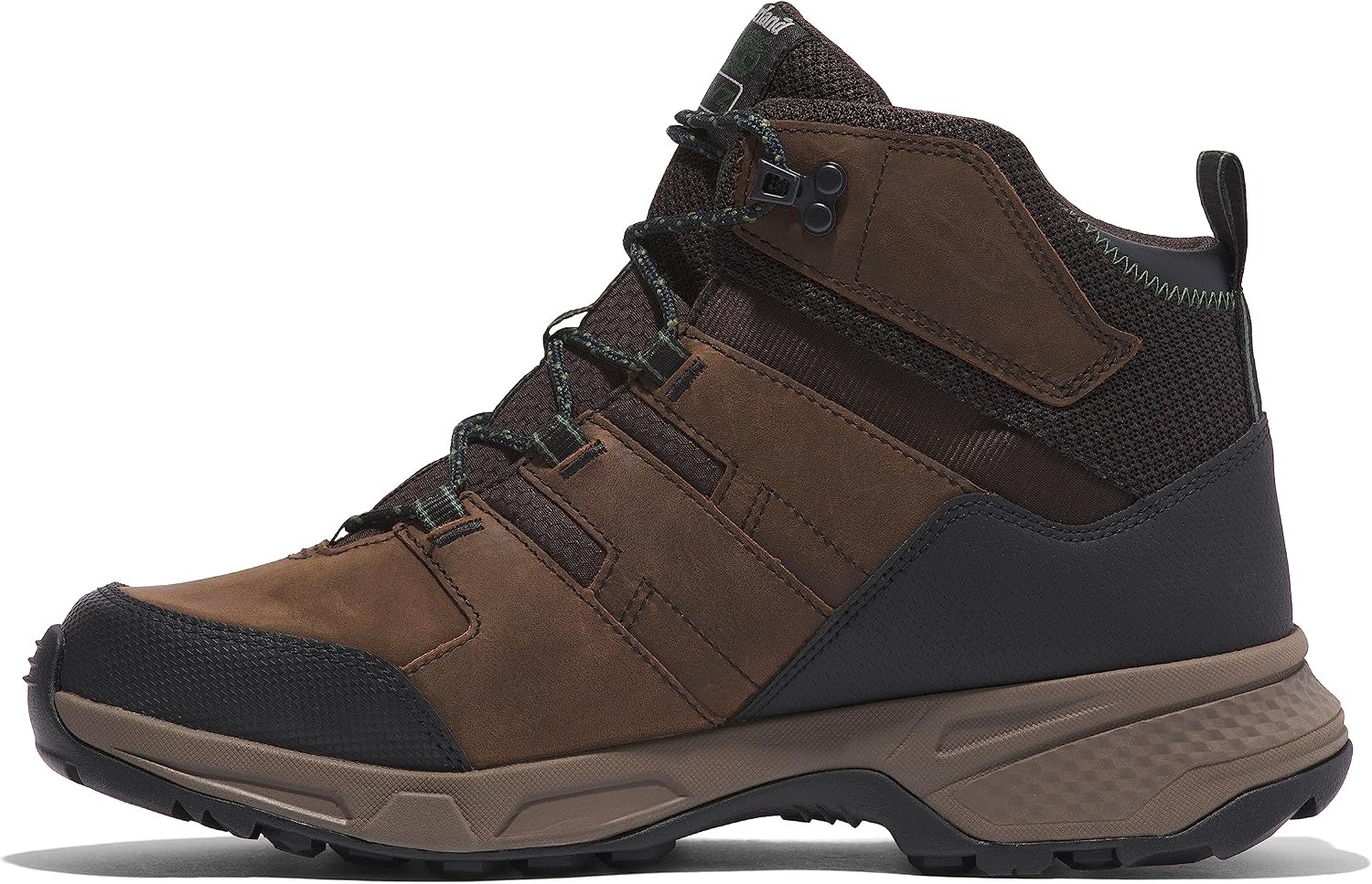 Timberland PRO Switchback LT 6 Inch Soft Toe Waterproof Industrial Work Hiker Boots(Brown/Green V1)
