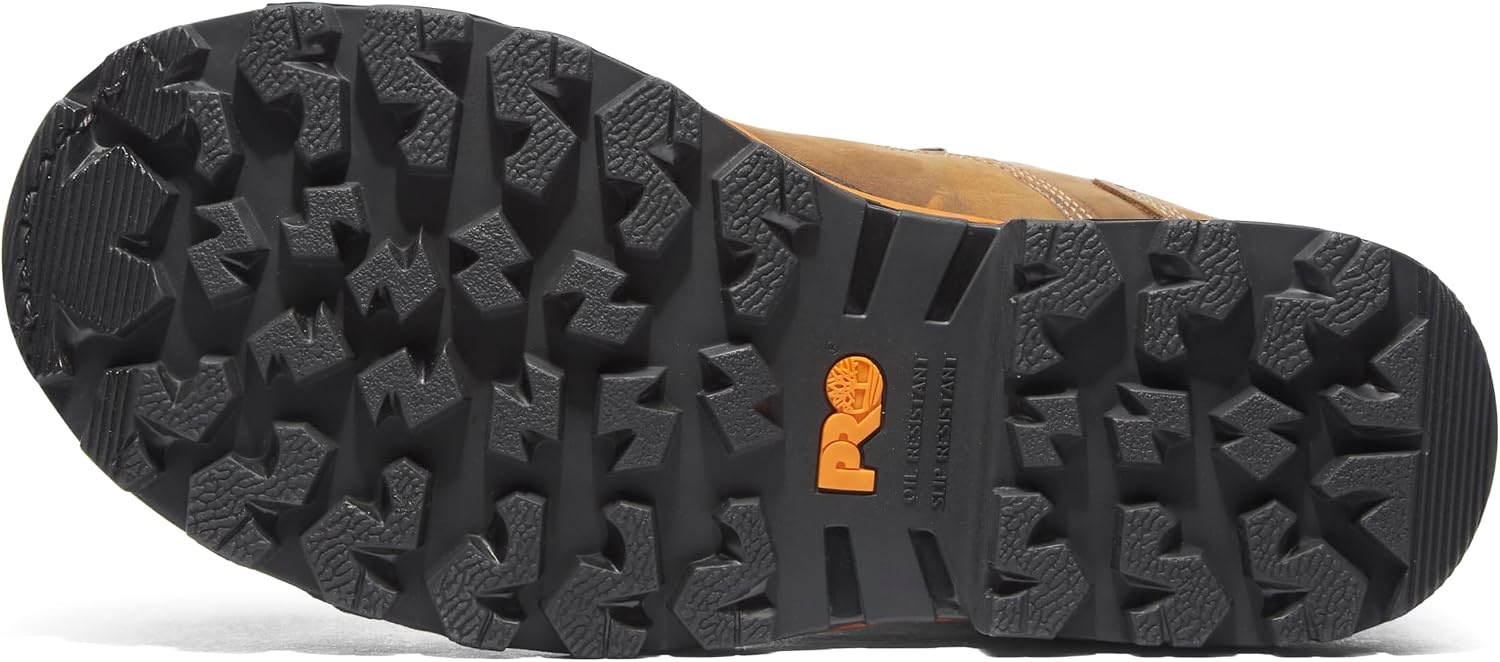 Timberland PRO Men’s Boondock 8 Inch Composite Safety Toe Waterproof Work Boots(Brown-2024 New)