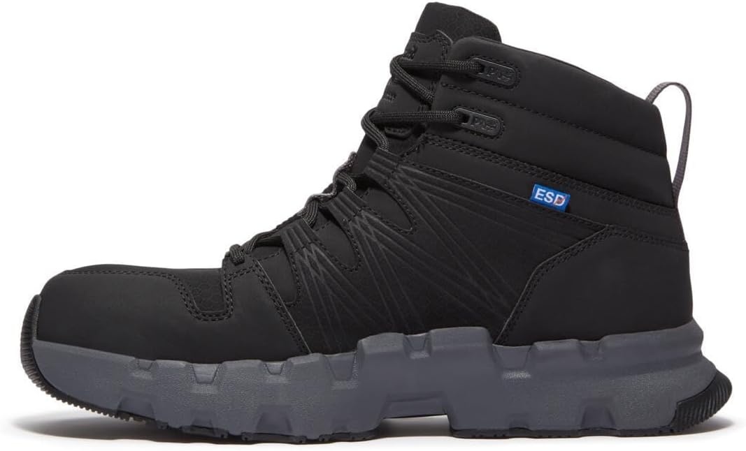 Timberland PRO Powertrain Ev Mid Composite Safety Toe Static Dissipative Sd10(Blackout)