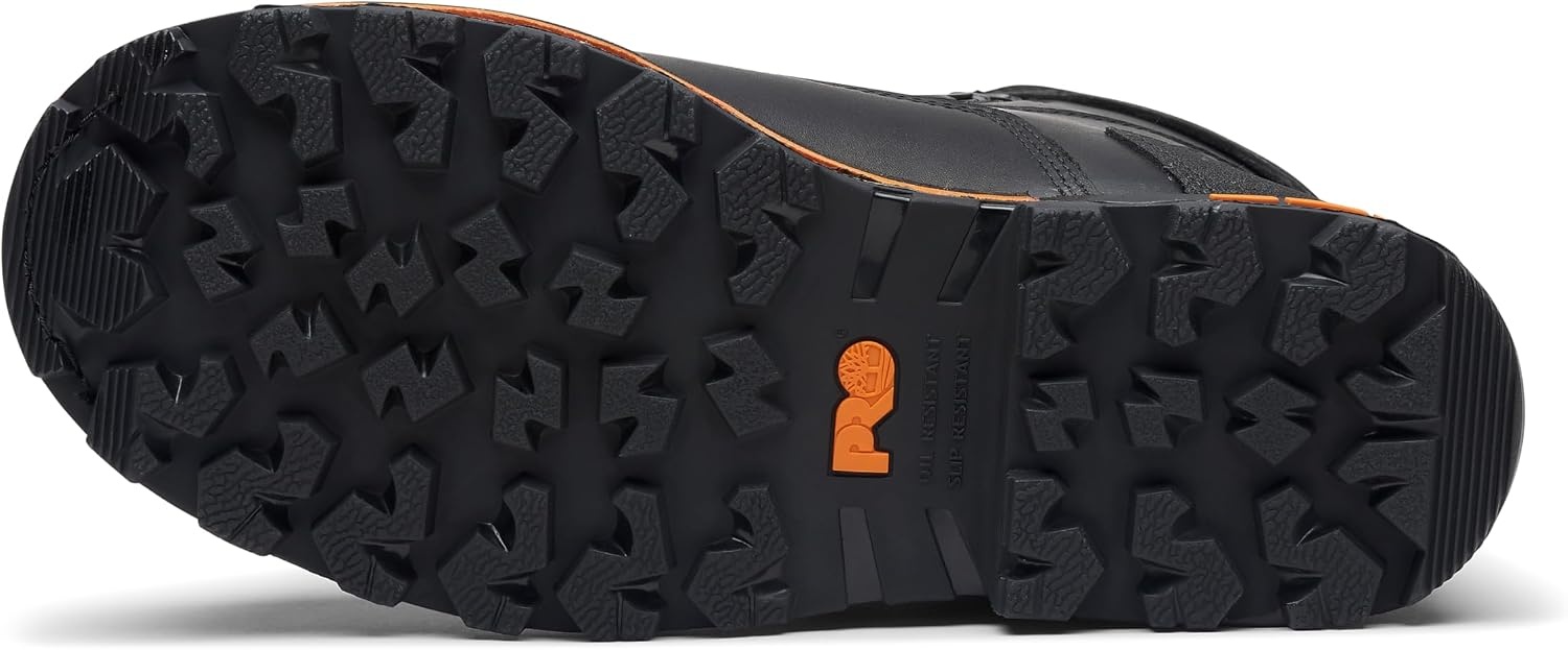 Timberland PRO Boondock BOA 8 Inch Composite Safety Toe Waterproof Puncture Resistant(Black)