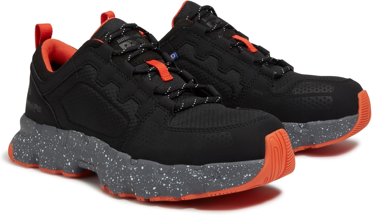 Timberland PRO Men’s Powertrain Ev Composite Safety Toe Static Dissipative Industrial Athletic Work Shoe(Black/Grey V1)
