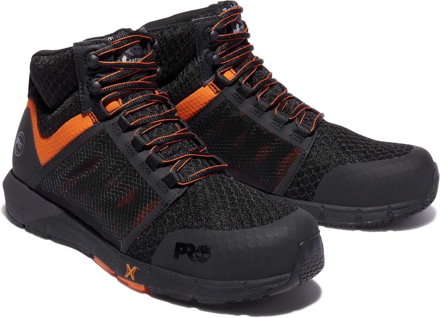 Timberland PRO Radius Mid Composite Safety Toe(Black/Orange-2024 New)