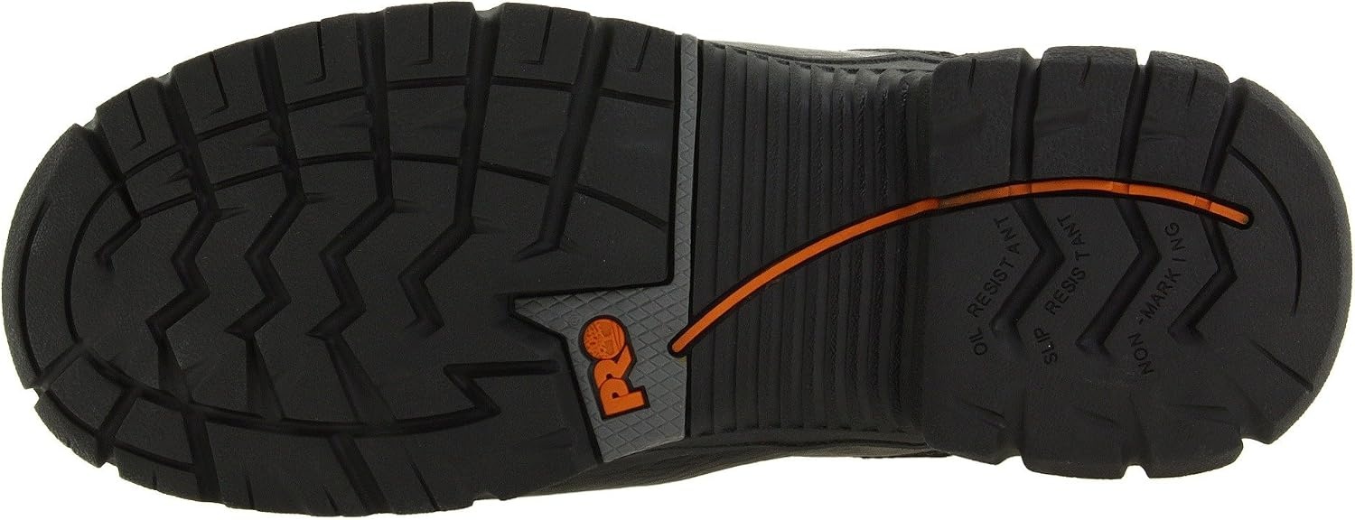 Timberland PRO Men’s Endurance 6 Inch Steel Safety Toe Puncture Resistant Waterproof Industrial Work Boot(Black V1)