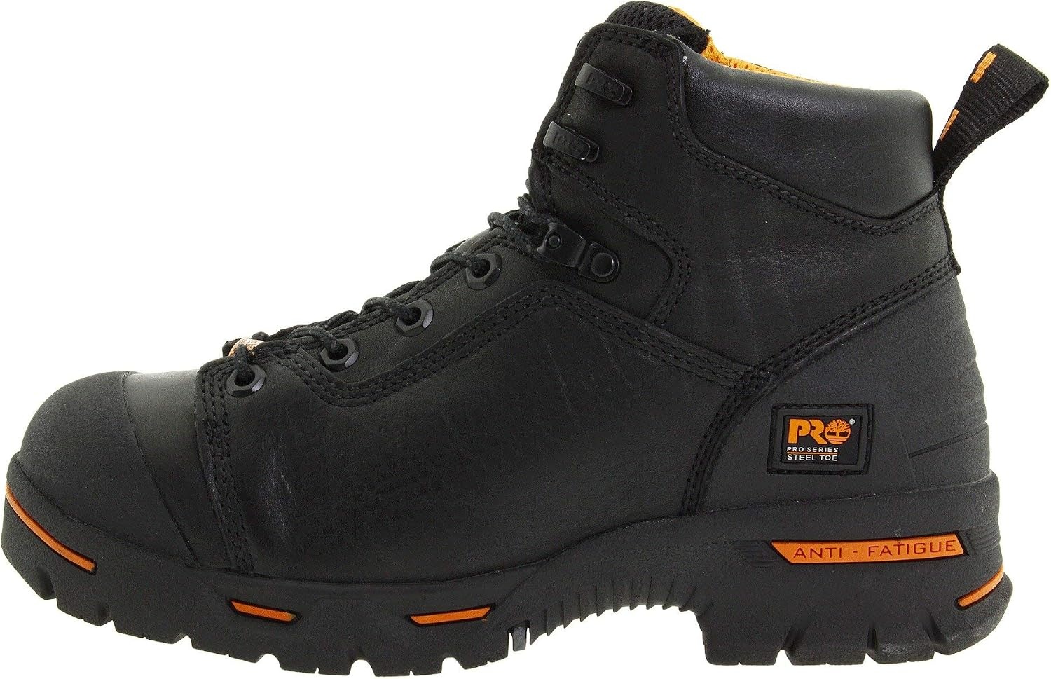 Timberland PRO Men’s Endurance 6 Inch Steel Safety Toe Puncture Resistant Waterproof Industrial Work Boot(Black V1)