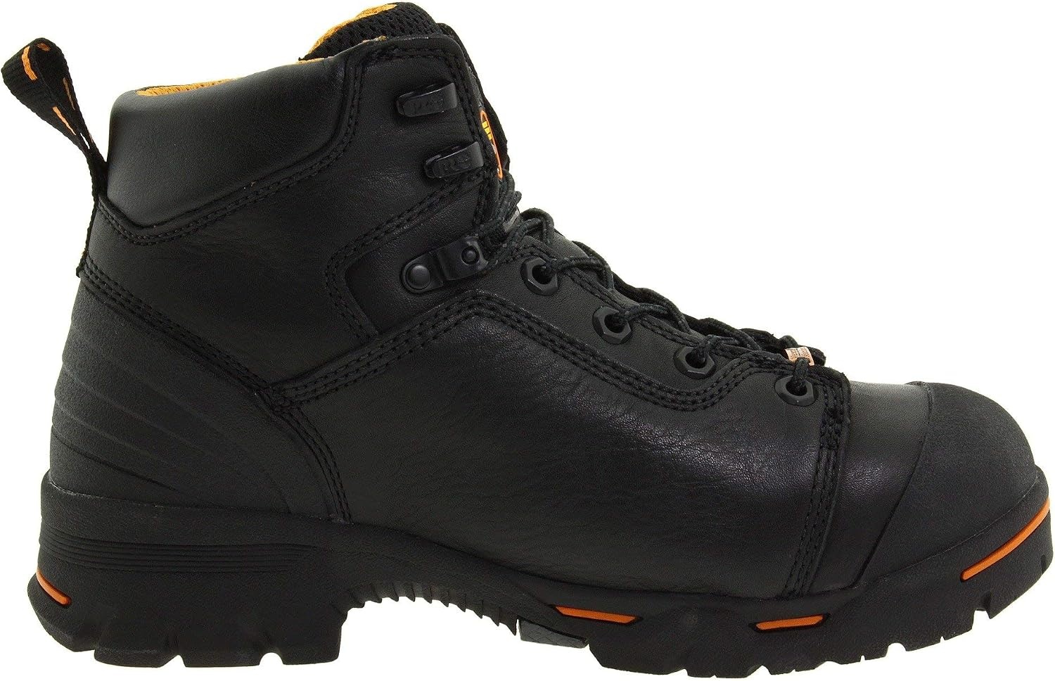 Timberland PRO Men’s Endurance 6 Inch Steel Safety Toe Puncture Resistant Waterproof Industrial Work Boot(Black V1)