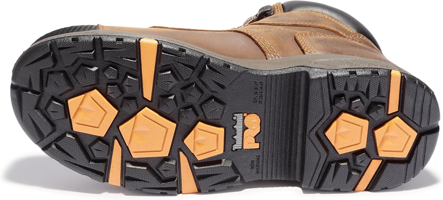 Timberland PRO mens Helix Hd 6″ Composite Safety Toe WaterproofIndustrial & Construction Shoe(Brown-2024 New)