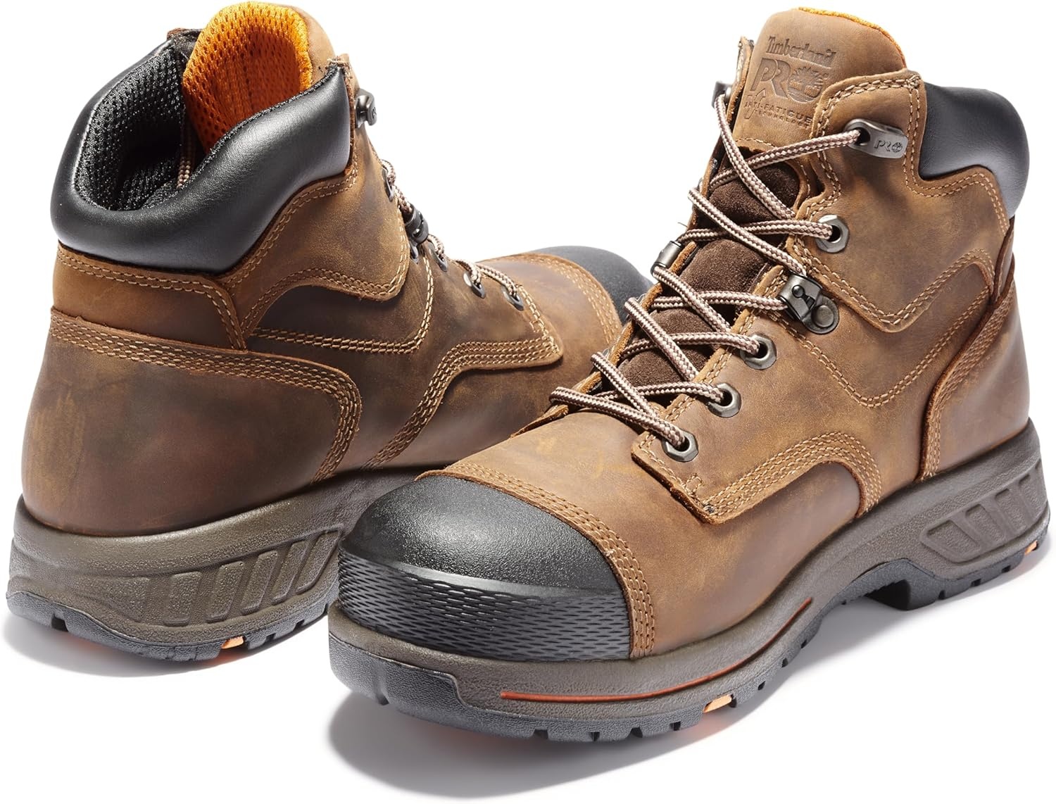 Timberland PRO mens Helix Hd 6″ Composite Safety Toe WaterproofIndustrial & Construction Shoe(Brown-2024 New)