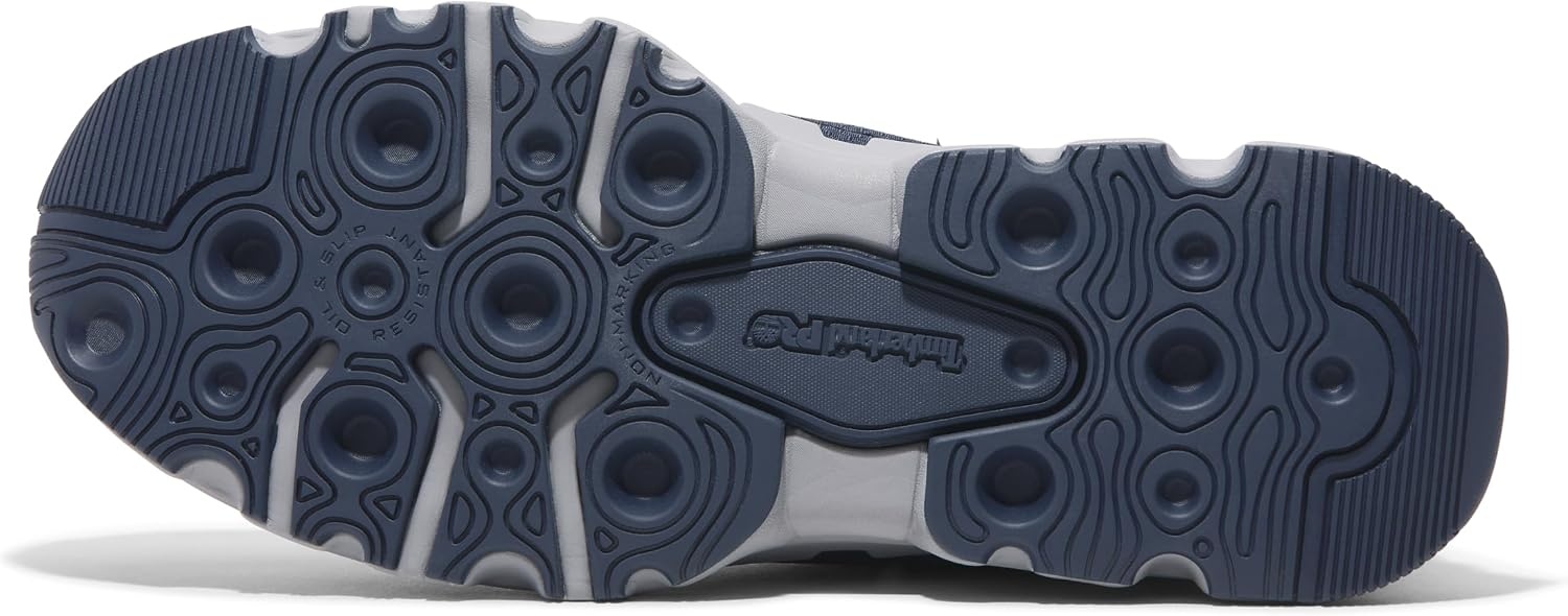Timberland PRO Men’s Powertrain EV Composite Safety Toe Work Shoes(Navy/Grey V1)