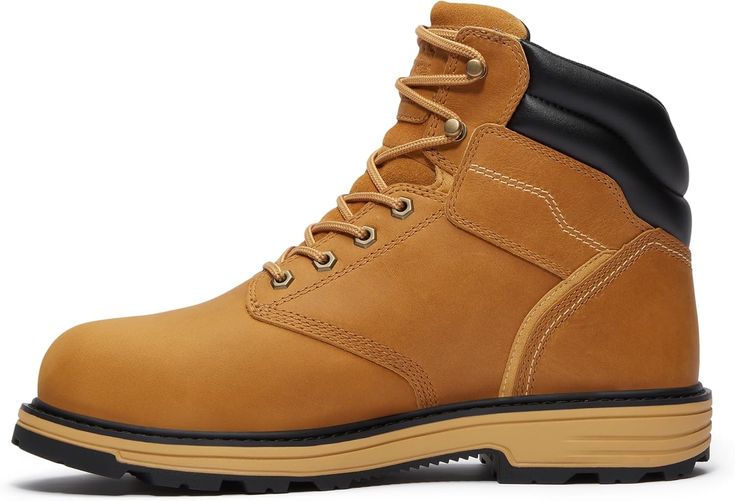 Timberland PRO Titan Tasker 6 Inch Alloy Safety Toe Waterproof Industrial Work Boots(Wheat Full Grain)