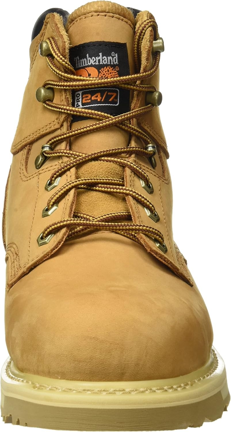 Timberland PRO Men’s Pit Boss 6 Inch Steel Safety Toe Industrial Work Boot(Yellow)