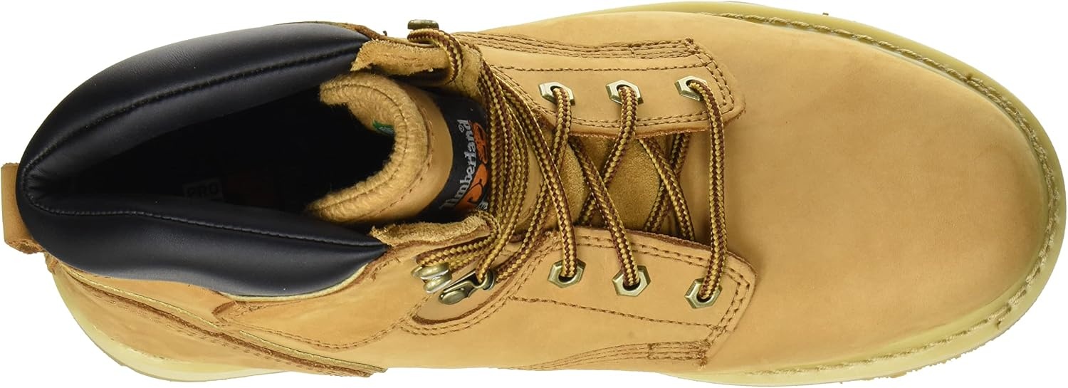 Timberland PRO Men’s Pit Boss 6 Inch Steel Safety Toe Industrial Work Boot(Yellow)