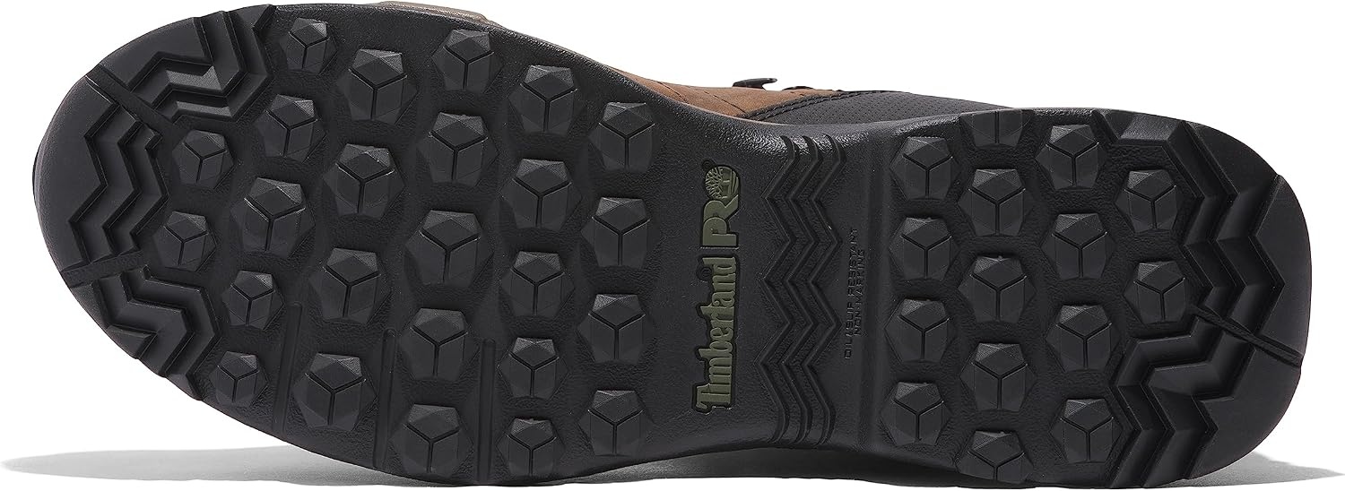 Timberland PRO Switchback LT 6 Inch Soft Toe Waterproof Industrial Work Hiker Boots(Brown/Green)