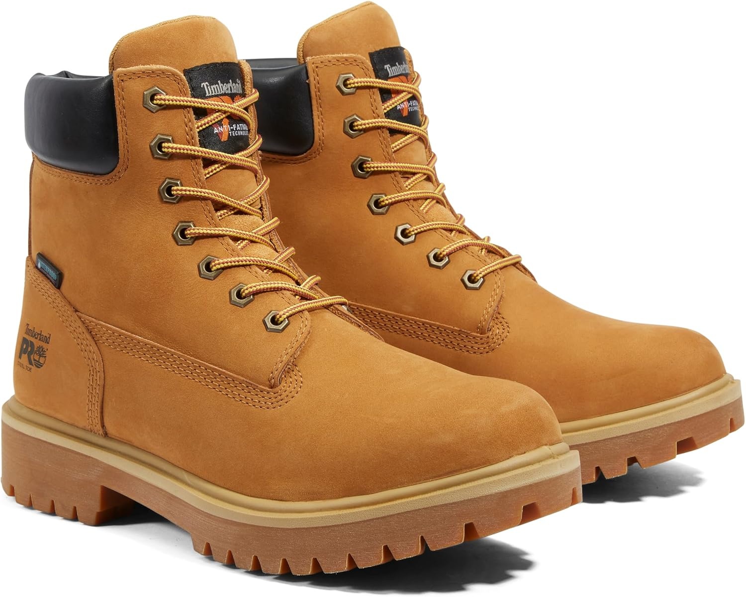 Timberland PRO Men’s Direct Attach 6 Inch Steel Safety Toe Insulated Waterproof(Wheat-2024 New)