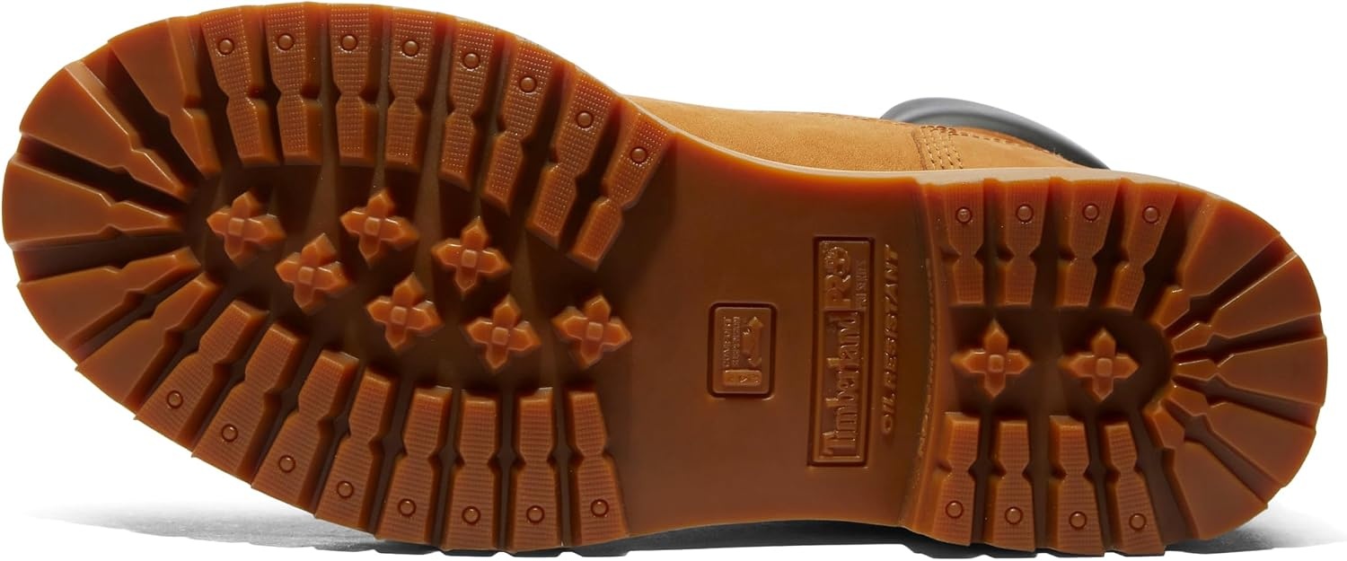 Timberland PRO Men’s Direct Attach 6 Inch Steel Safety Toe Insulated Waterproof(Wheat-2024 New)