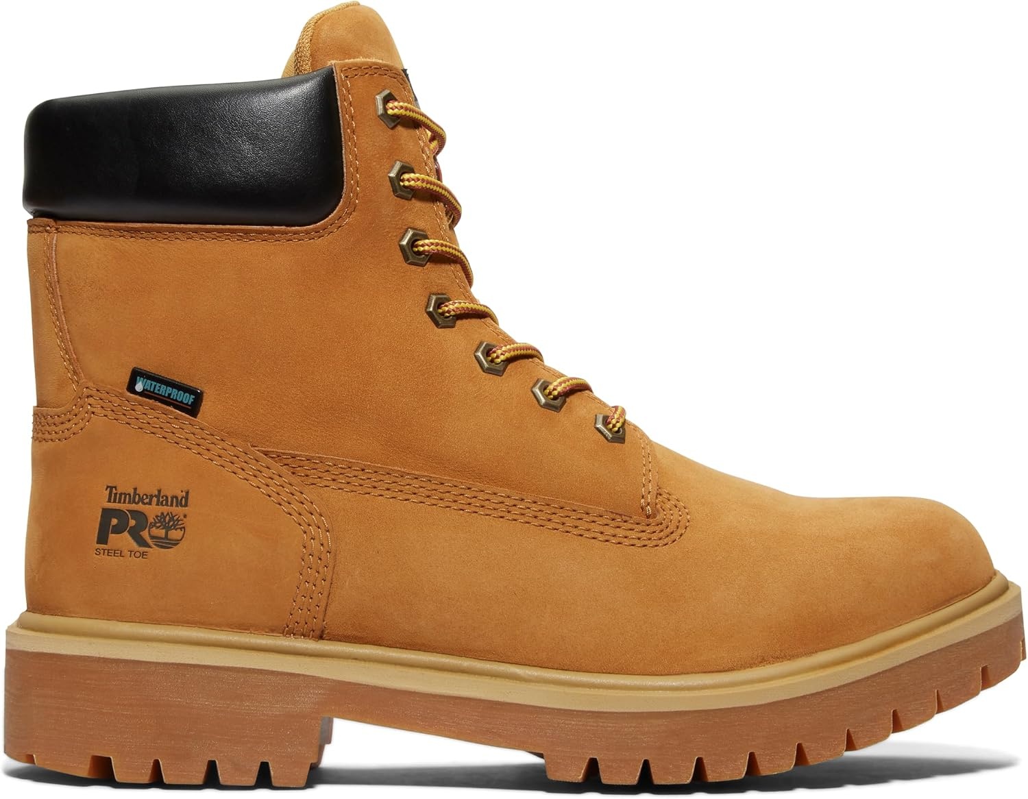 Timberland PRO Men’s Direct Attach 6 Inch Steel Safety Toe Insulated Waterproof(Wheat-2024 New)