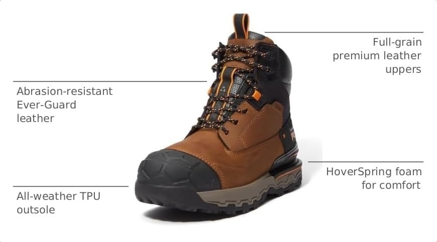 Timberland PRO Boondock Ultralight 6″ Soft Toe Waterproof(Light Brown V1)