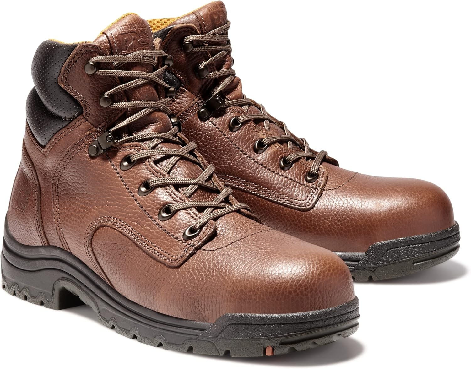 Timberland PRO Mens Titan 6 Inch Alloy Safety Toe Industrial Work Boot(Brown)