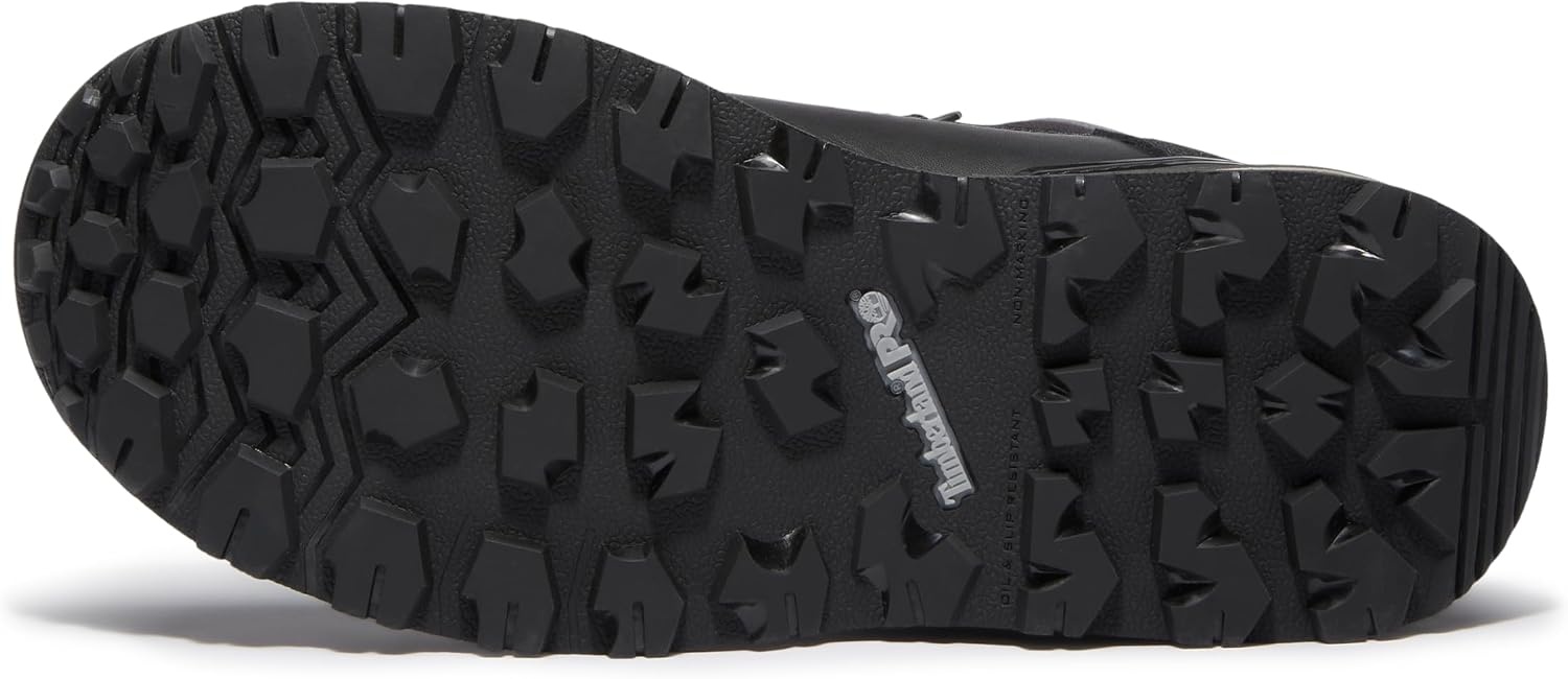 Timberland PRO Men’s 6 Grey/Black Boondock Comp Toe WP SR Boot(Black/Grey)