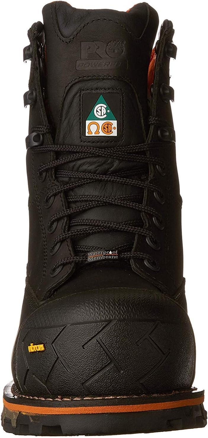 Timberland PRO Men’s Boondock 8″ Composite Toe Puncture Resistant Waterproof Industrial Boot(Black V1)