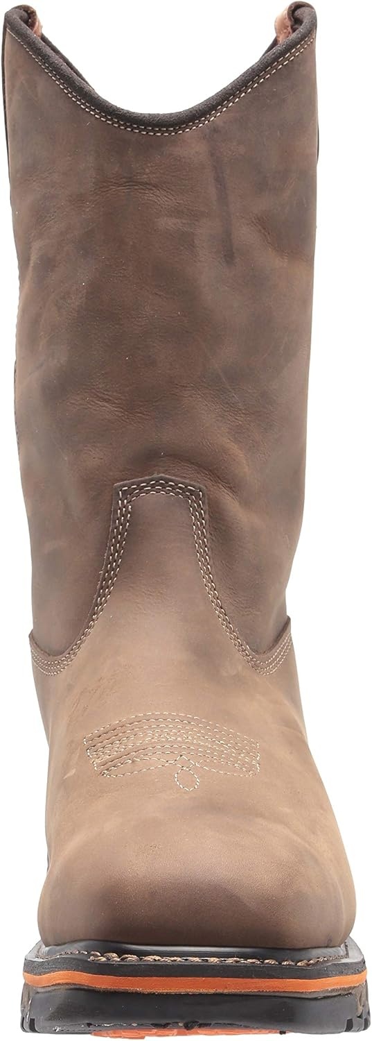 Timberland PRO True Grit Pull-On Composite Safety Toe Waterproof(Brown Turkish Coffee V1)