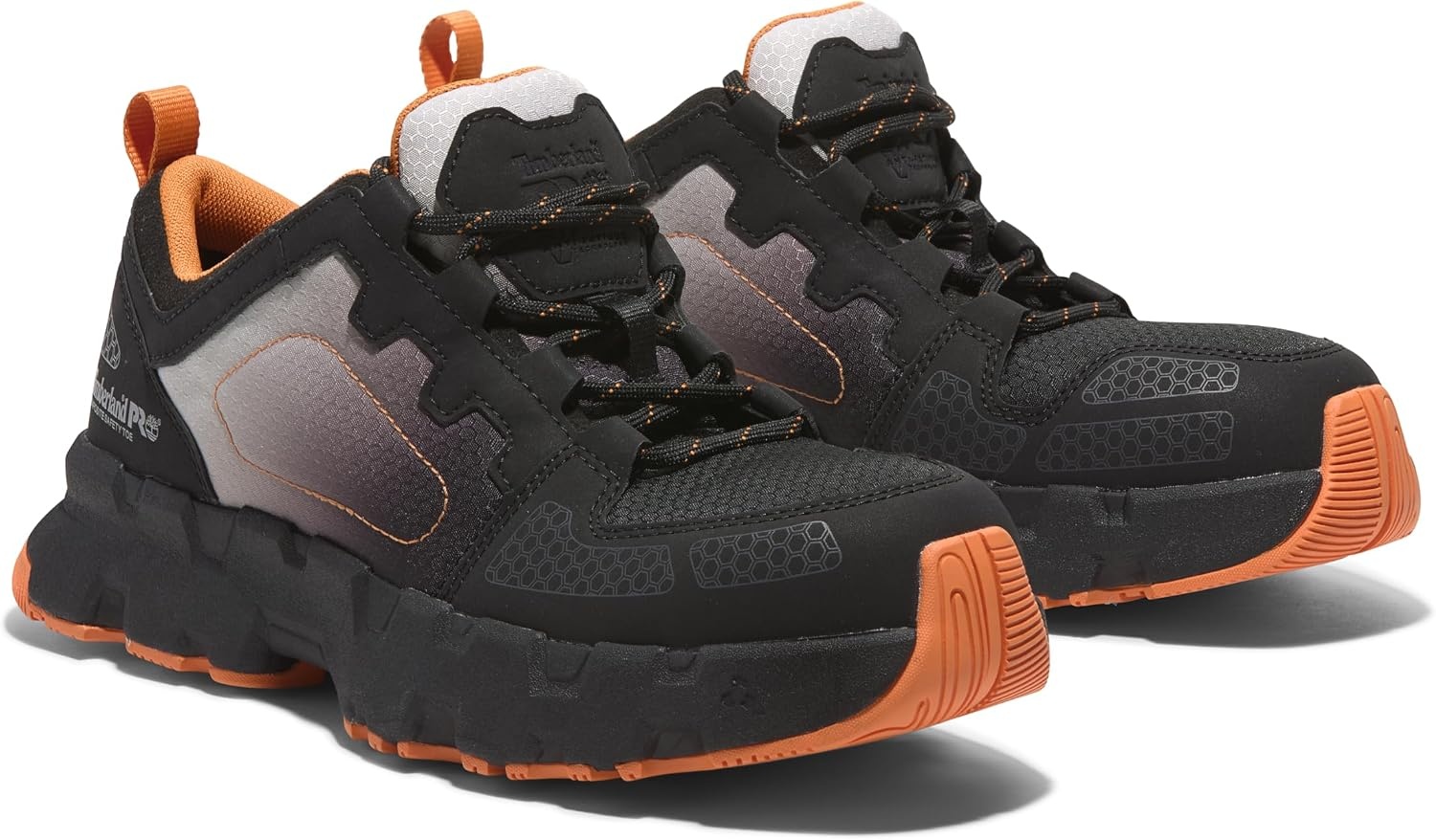 Timberland PRO Men’s Powertrain EV Composite Safety Toe Work Shoes(Grey/Orange V1)