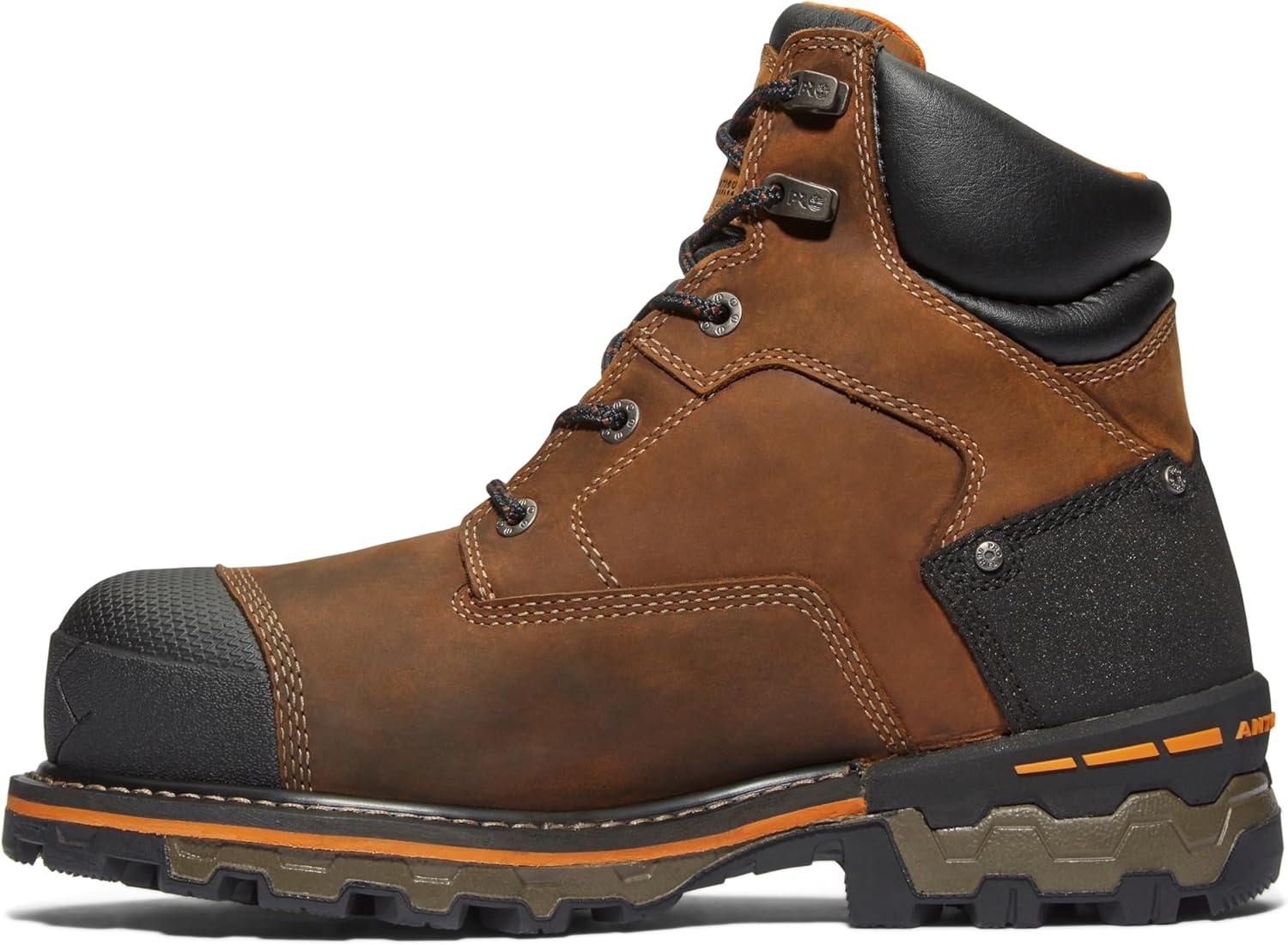 Timberland PRO Men’s Boondock 6 Inch Soft Toe Waterproof Industrial Work Boot, Brown-2024 NEW, 9.5 M US