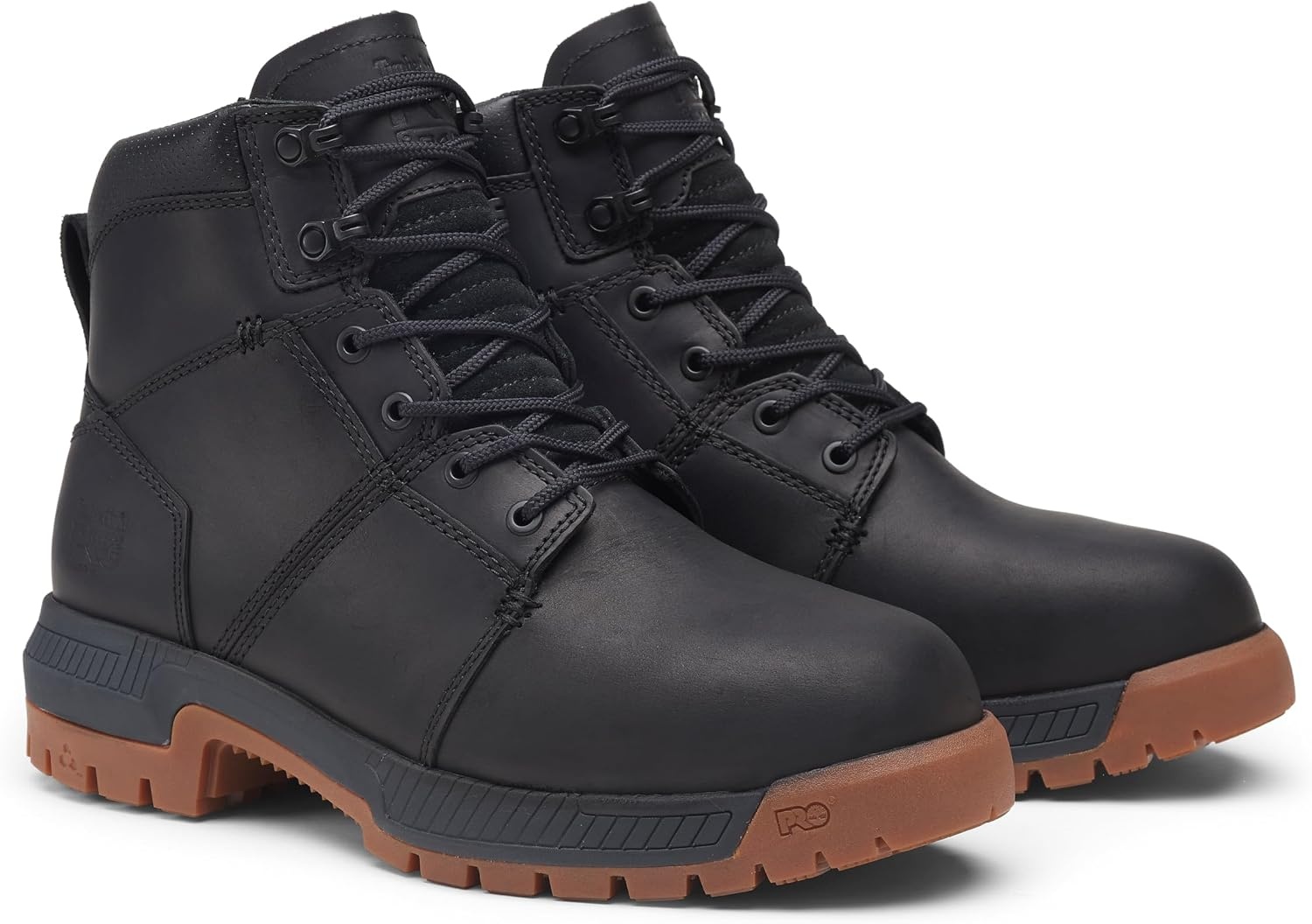 Timberland PRO Montauk 6 Inch Steel Safety Toe(Black/Gum)