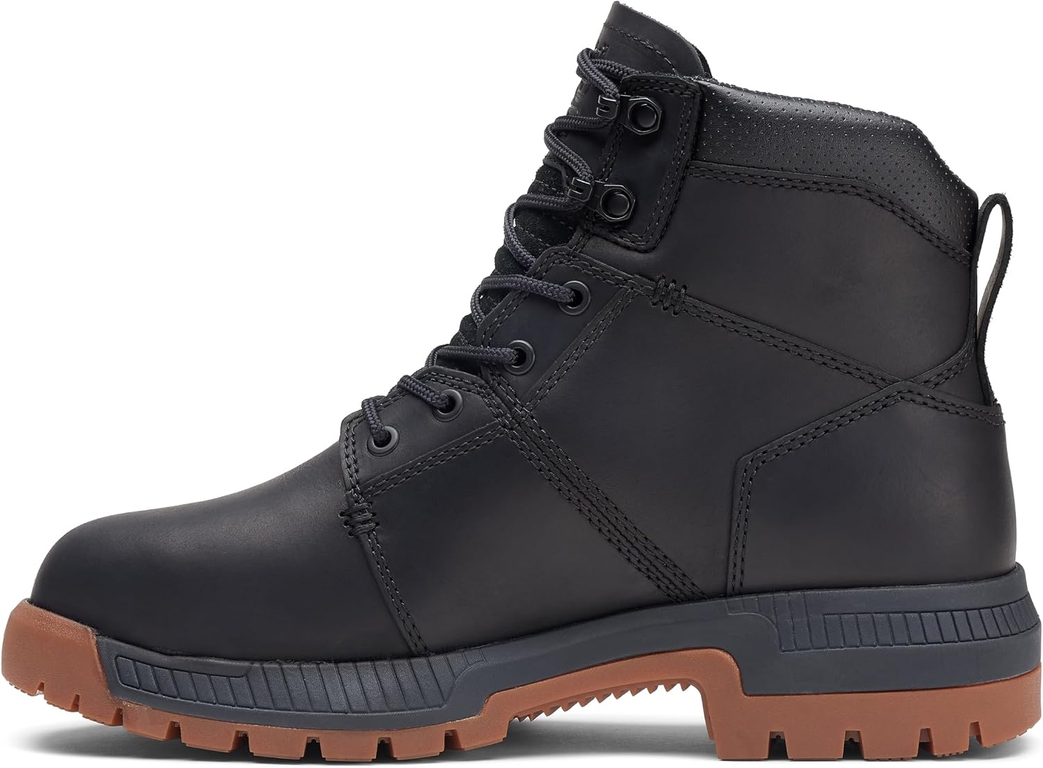 Timberland PRO Montauk 6 Inch Steel Safety Toe(Black/Gum)