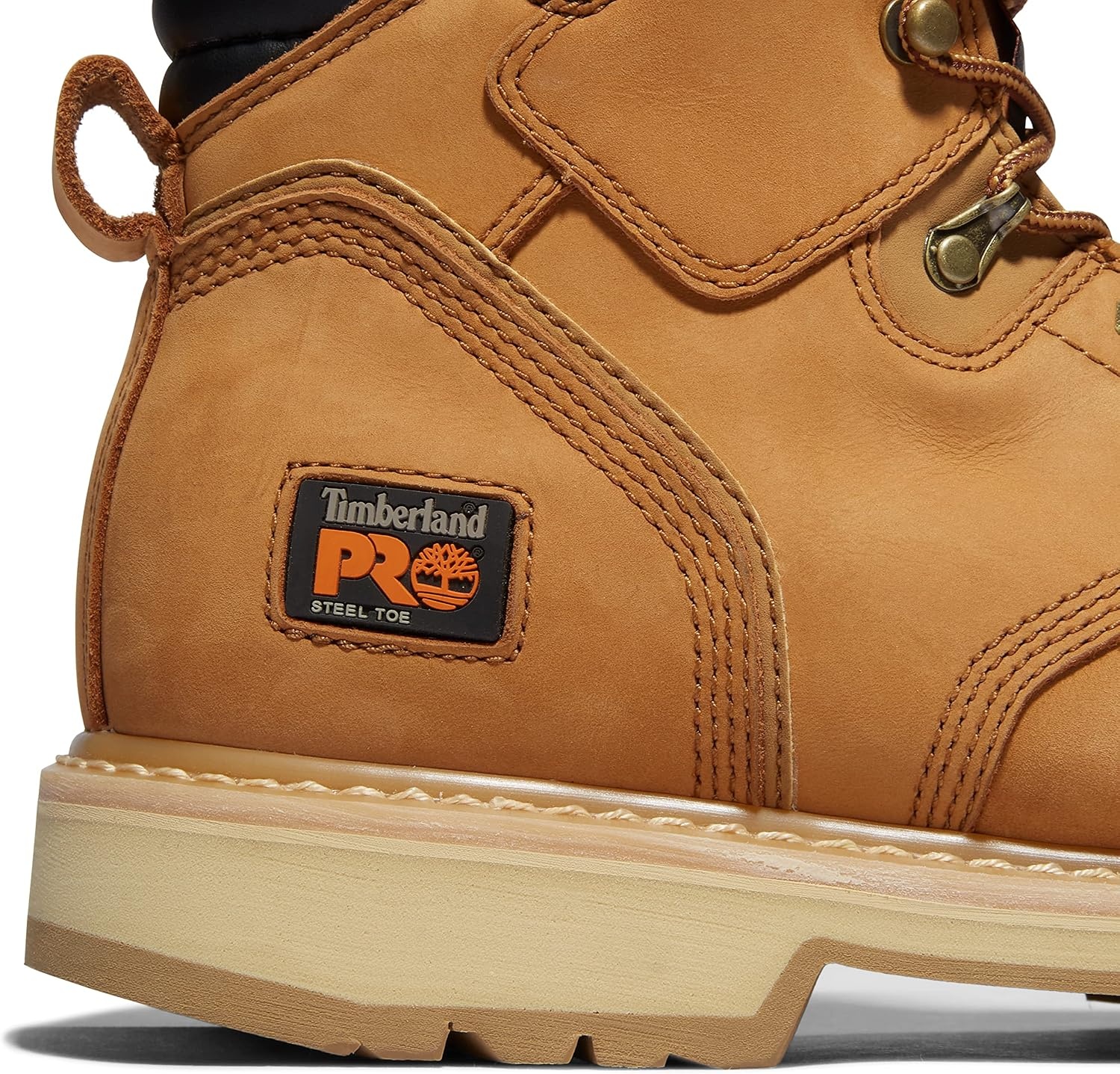 Timberland PRO Men’s Pit Boss 6 Inch Steel Safety Toe Industrial Work Boot(Wheat)