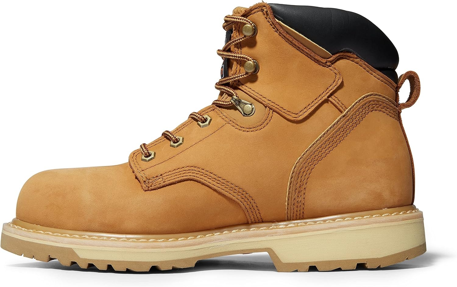 Timberland PRO Men’s Pit Boss 6 Inch Steel Safety Toe Industrial Work Boot(Wheat)