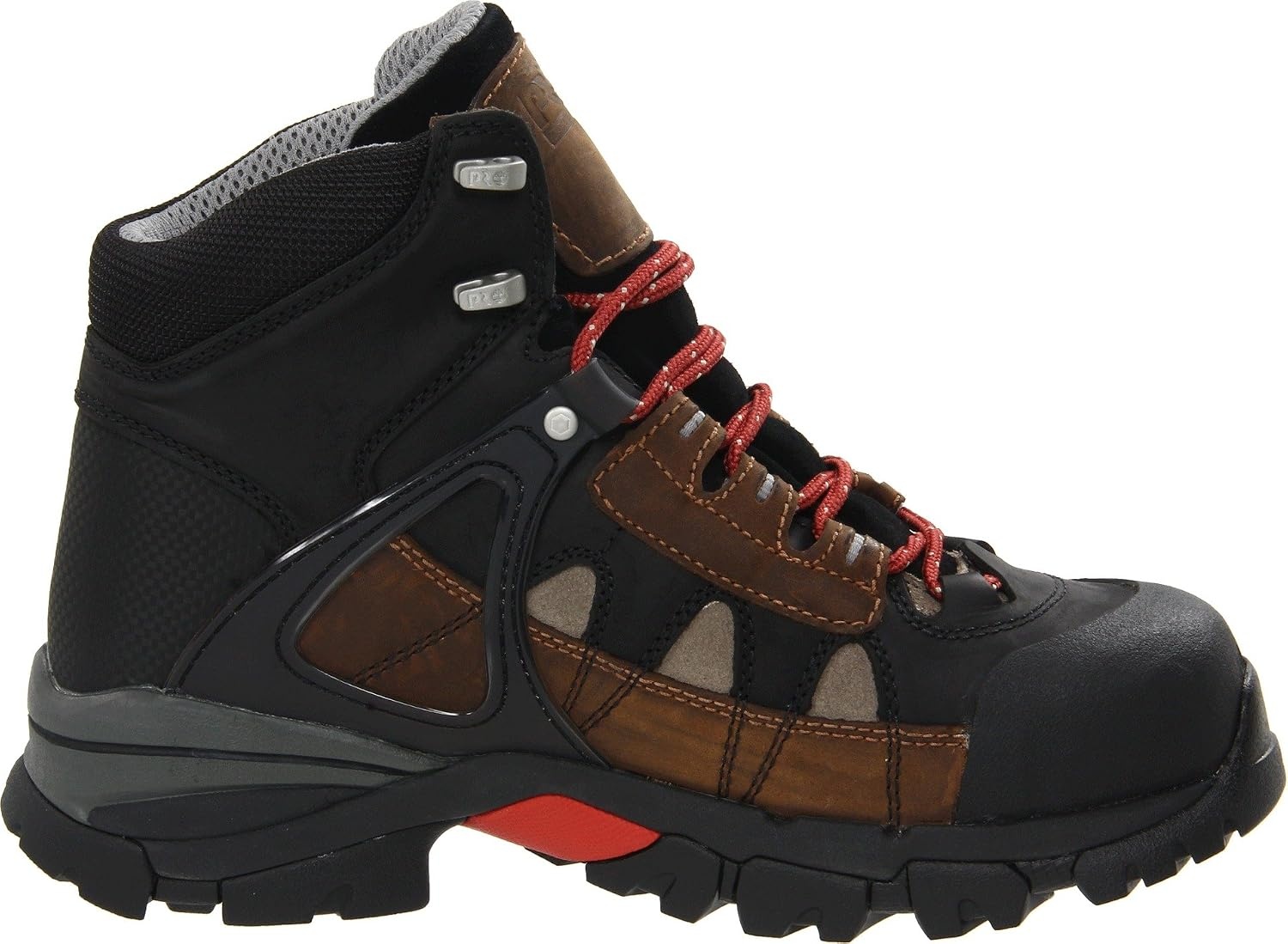 Timberland PRO Men’s Hyperion Waterproof XL Steel-Toe Work Boot(Brown/Black Distressed)