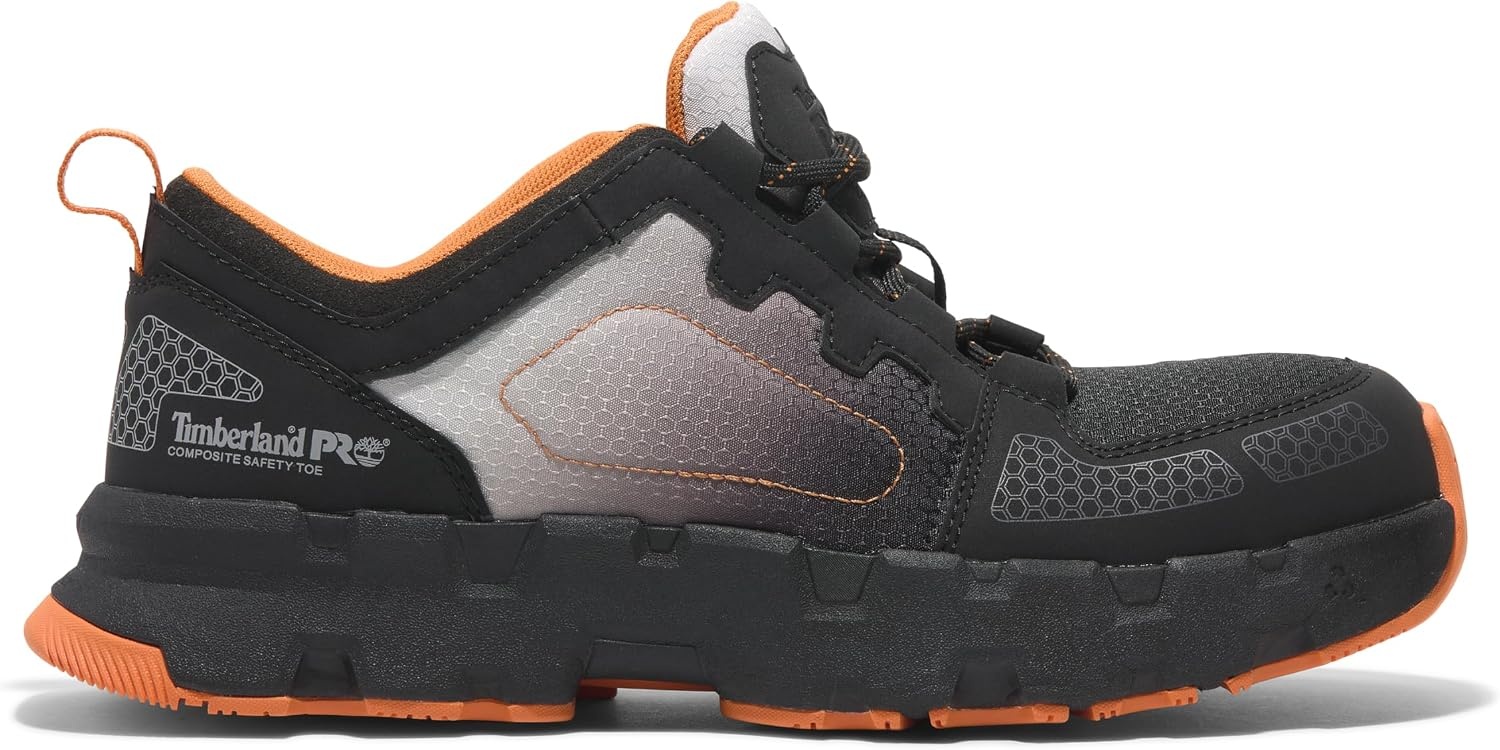 Timberland PRO Mens Powertrain Ev Composite Safety Toe(Grey/Orange V1)