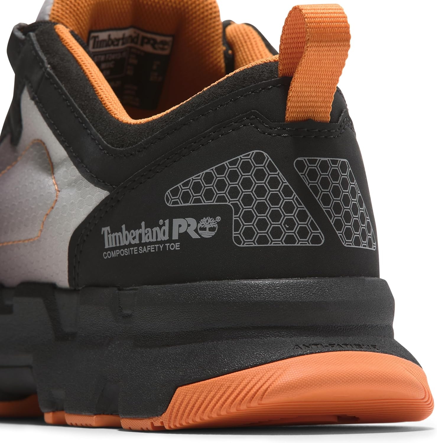 Timberland PRO Mens Powertrain Ev Composite Safety Toe(Grey/Orange V1)