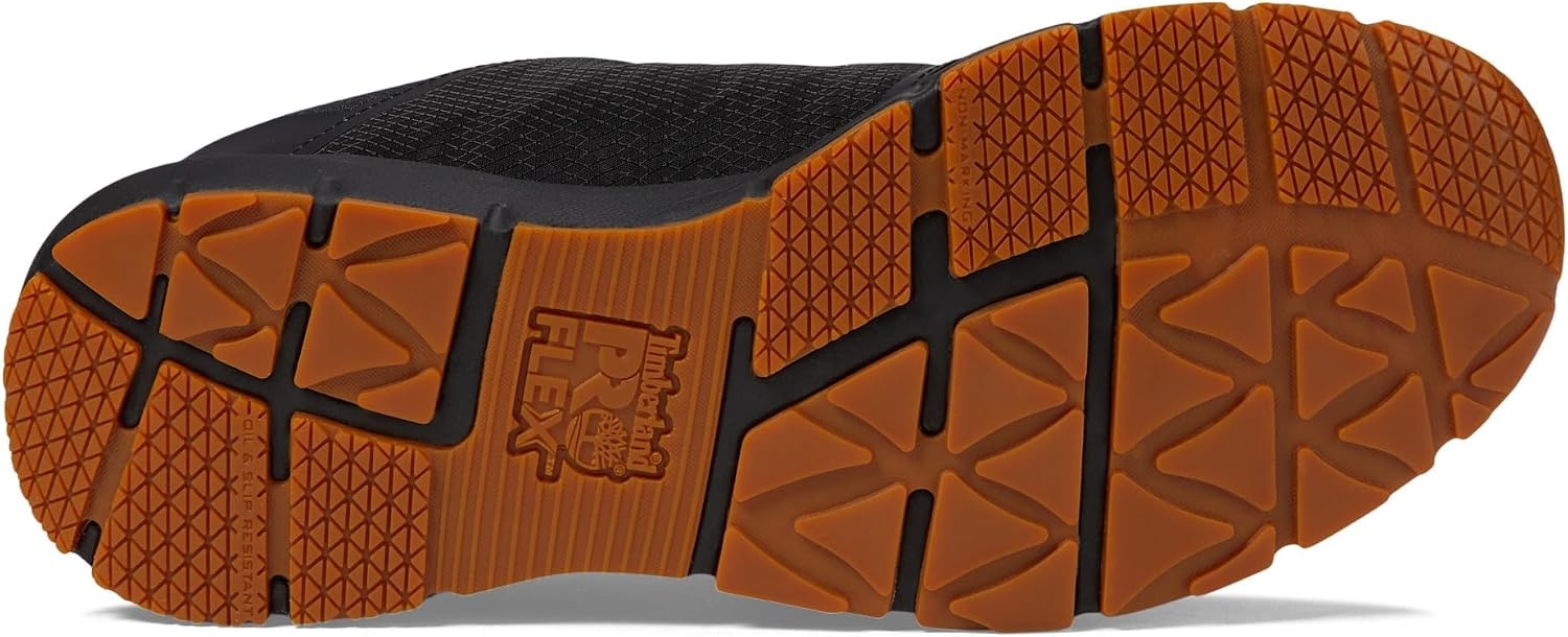 Timberland PRO Men’s Radius Soft Toe Work Shoes(Black/Gum V1)