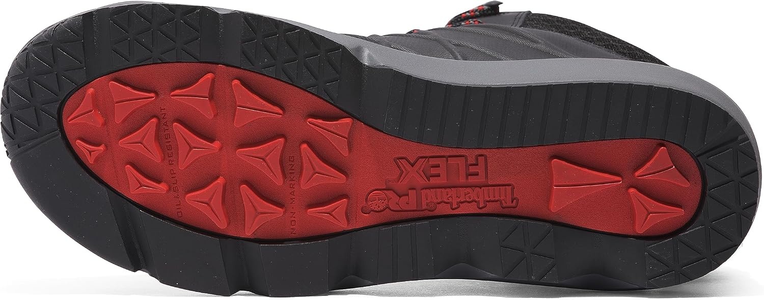 Timberland PRO Morphix 6″ Composite Safety Toe Waterproof(Black/Red-2024 New)