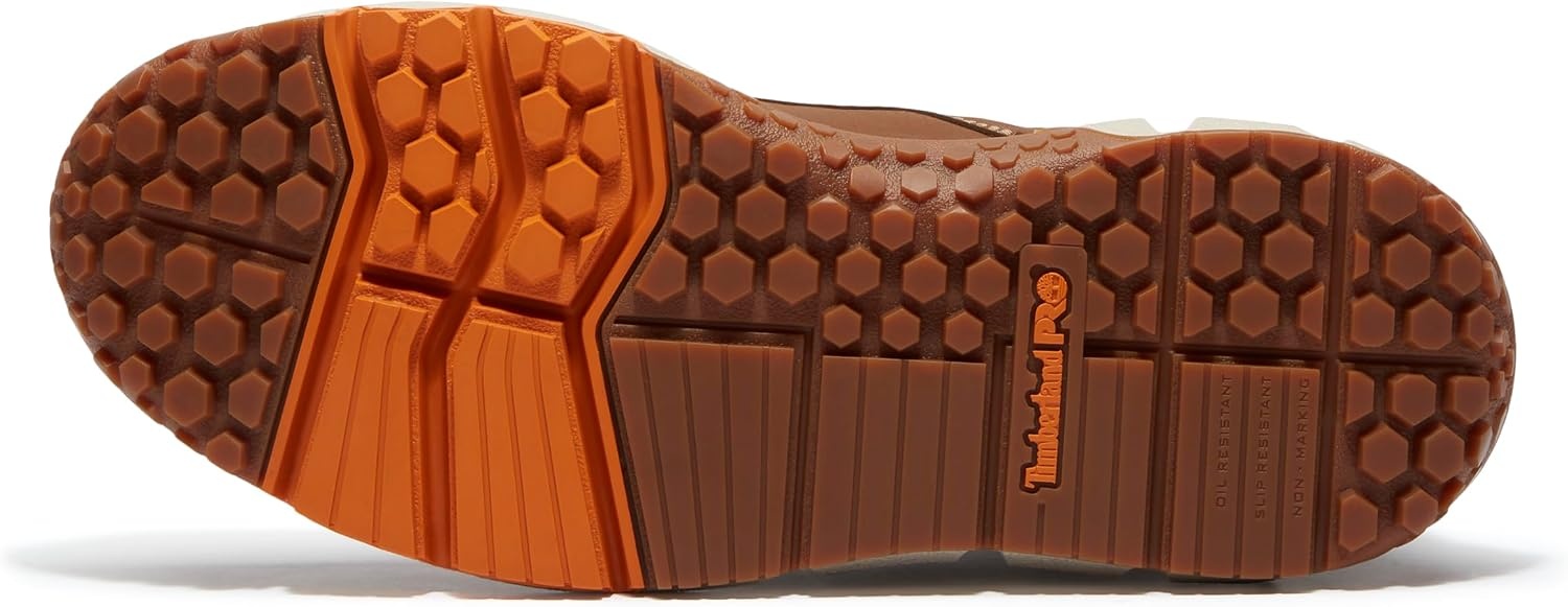 Timberland PRO Tempe 6 Inch Alloy Safety Toe Industrial Work Boots(Light Brown Full Grain)
